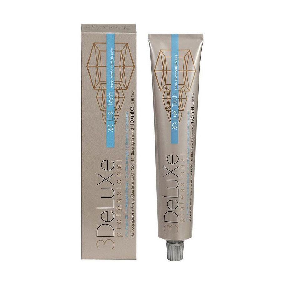 Крем-фарба для волосся 3DeLuXe Tech Hair Colouring Cream Жовтий, 100 мл (коректор)
